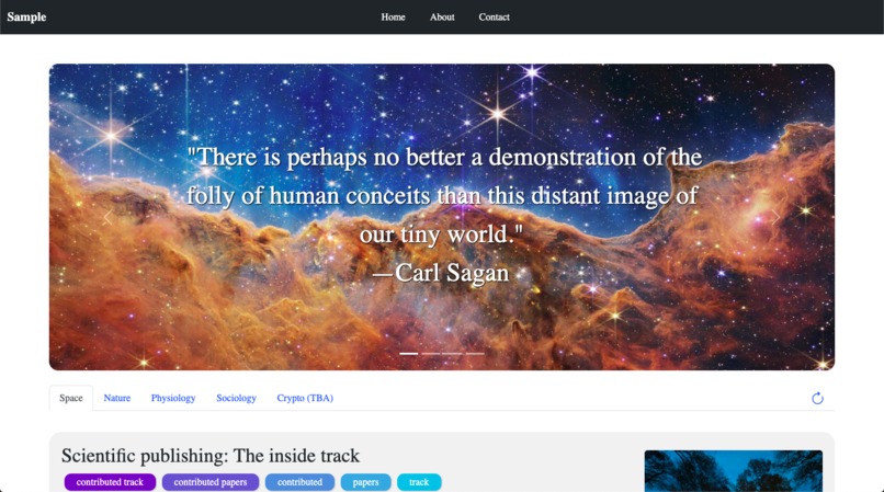 Sample – screenshot 1