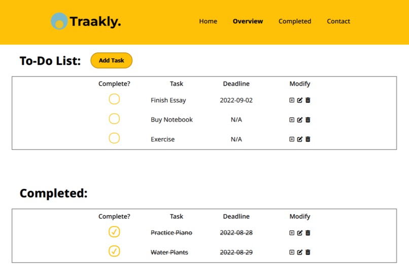 Traakly – screenshot 2