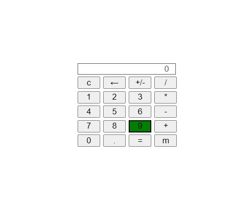 Calculator app – screenshot 1
