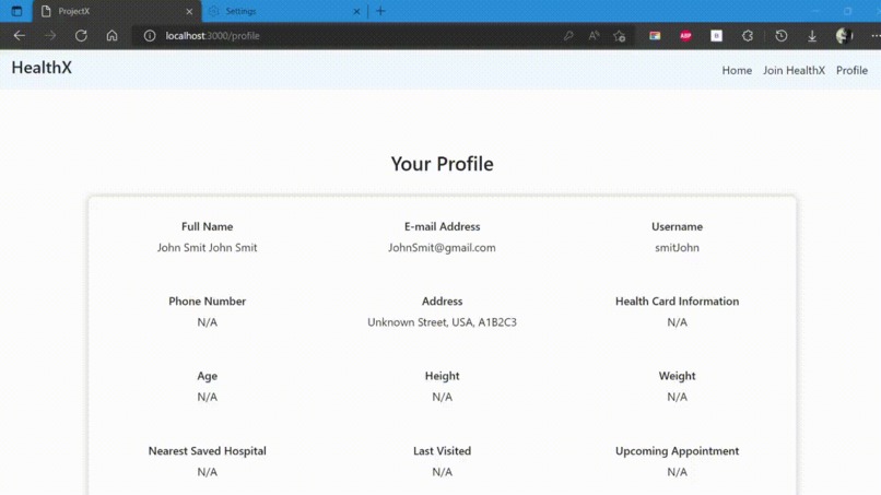 HealthX – screenshot 4