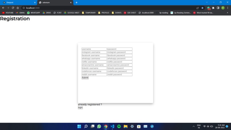 Websites Login Automator  – screenshot 3