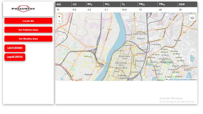 Pollustat – screenshot 2