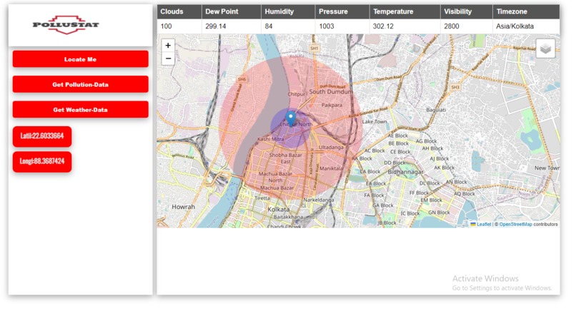 Pollustat – screenshot 1