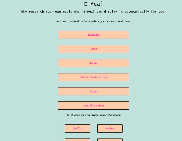 E-Meal – screenshot 3