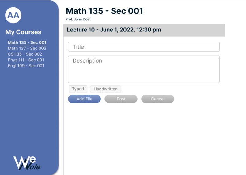 WeNote – screenshot 5
