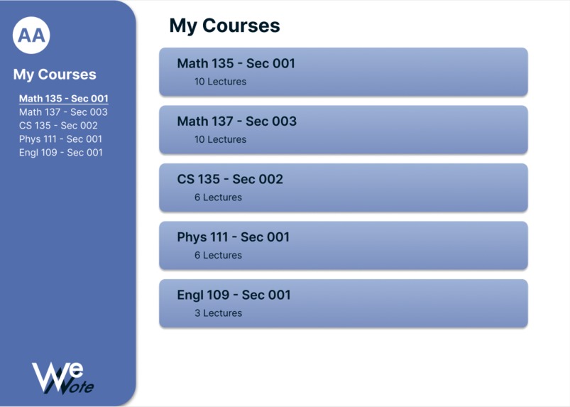 WeNote – screenshot 2