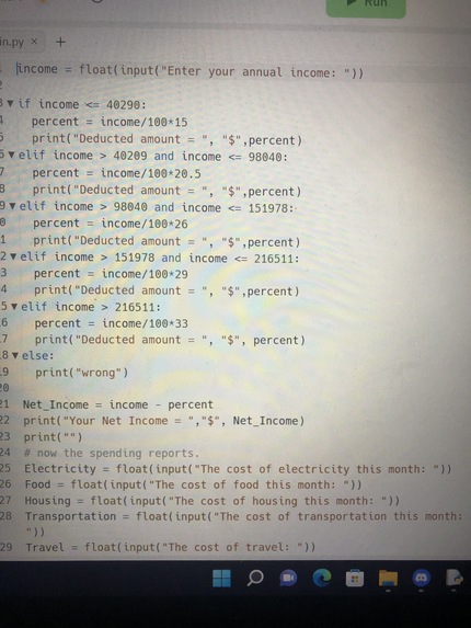 Money expenditure Tracker – screenshot 1