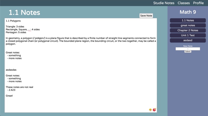 Studie Notes – screenshot 3
