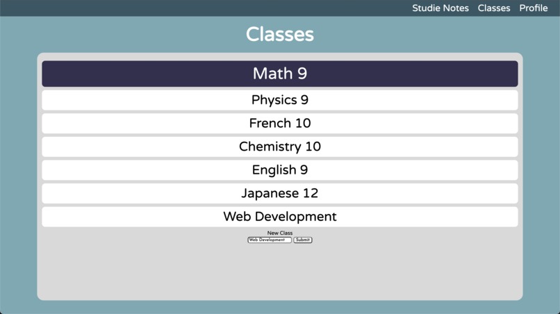 Studie Notes – screenshot 2