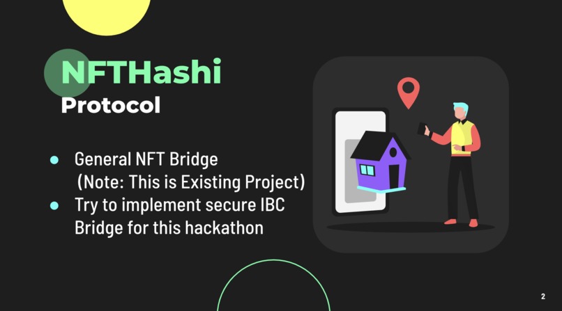Cosmos IBC NFT Crosschain Bridge with NFTHashi – screenshot 1