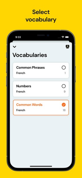 Word Deposit iOS App – screenshot 1