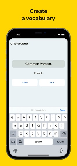 Word Deposit iOS App – screenshot 2
