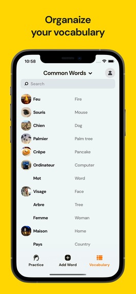 Word Deposit iOS App – screenshot 3