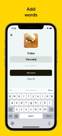 Word Deposit iOS App – screenshot 4
