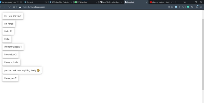 OpenChat-community – screenshot 2