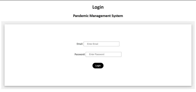 Healthcare Management System – screenshot 1