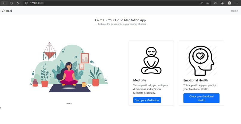 Calm.ai - Your Go To Meditation App – screenshot 1