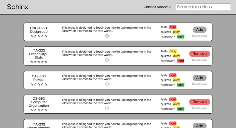 Sphinx – screenshot 1