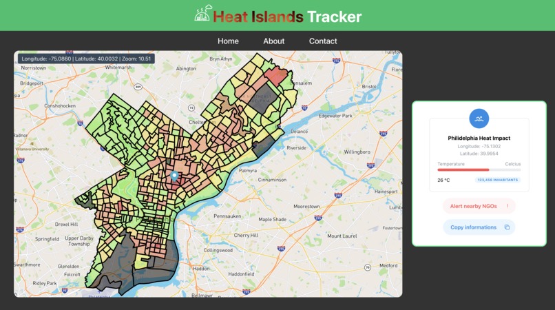 Heat Island Tracker – screenshot 1