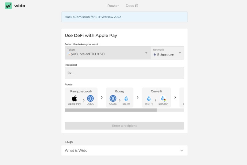 Use DeFi with your Apple Pay. – screenshot 1
