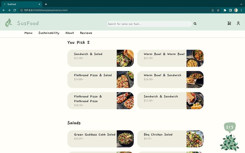 SusFood – screenshot 1