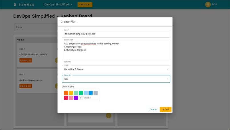 ProMap – screenshot 2