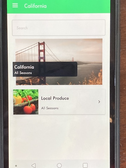 MyFoodMiles App – screenshot 4