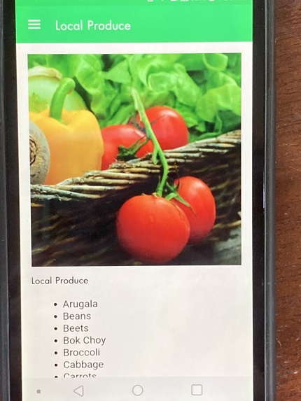 MyFoodMiles App – screenshot 5