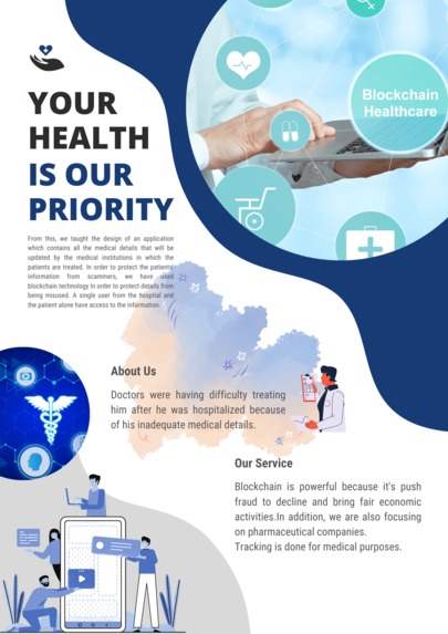 Pushing Medical content on blockchain – screenshot 1