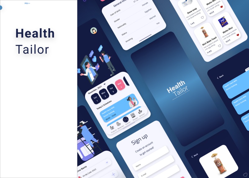 Health tailor – screenshot 2