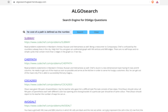 Algosearch