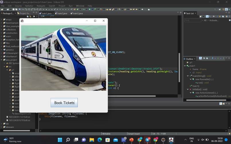 ONLINE TRAIN TICKET BOOKING – screenshot 1
