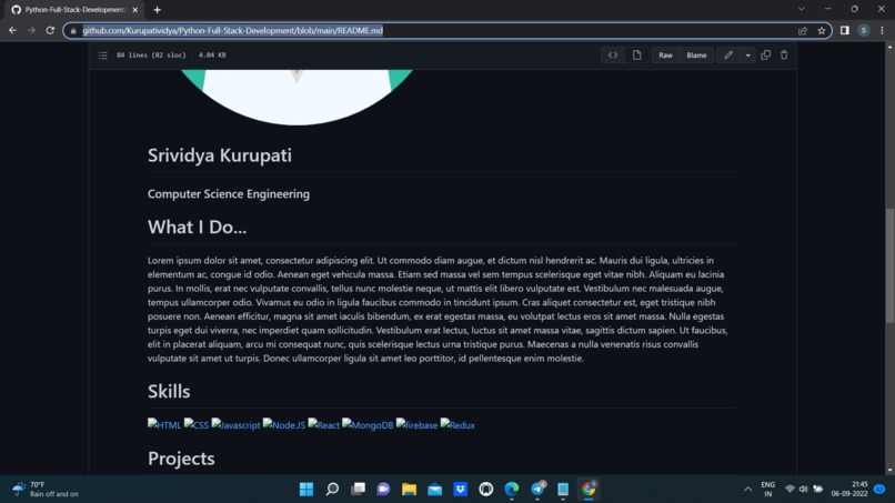 My Profile – screenshot 2