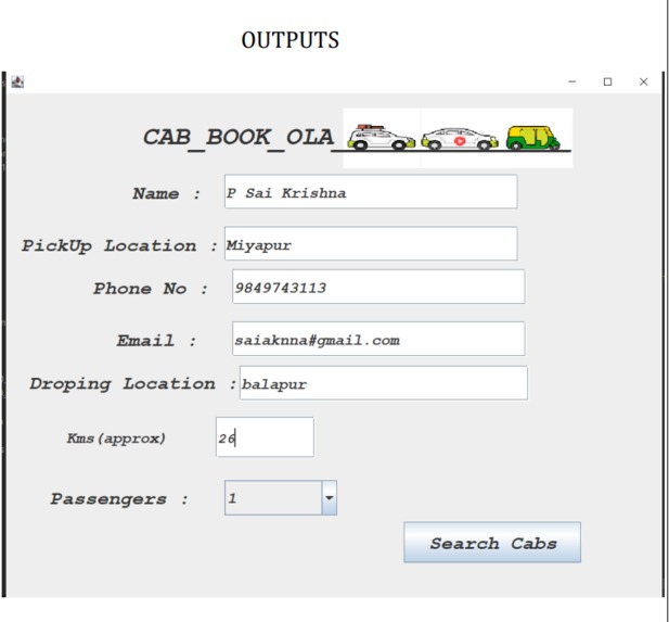 Cab Booking system | Devpost