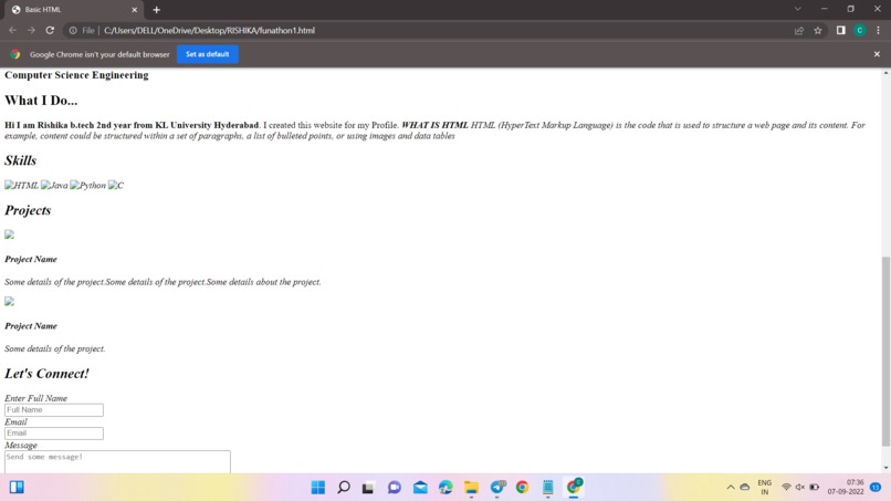 MY Profile – screenshot 1