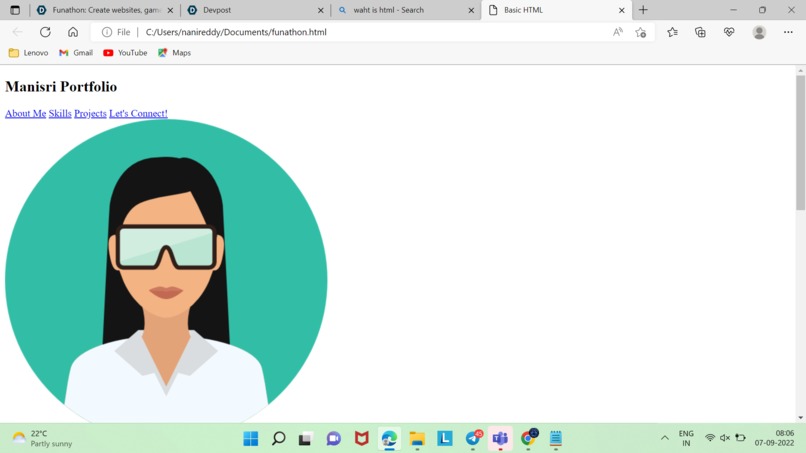 MY PROFILE – screenshot 2