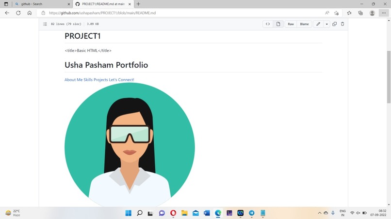 PROJECT1 – screenshot 1