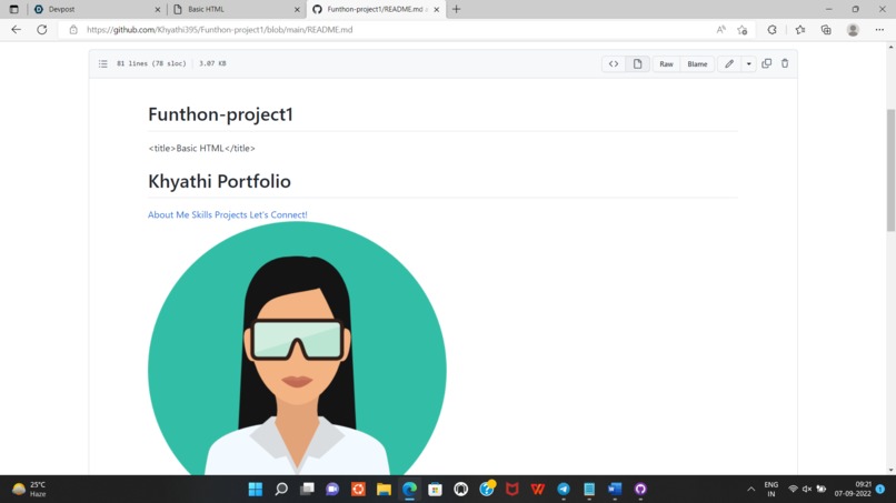 funation project1 – screenshot 1