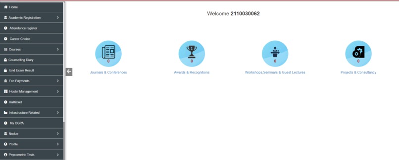 College-ERP – screenshot 1