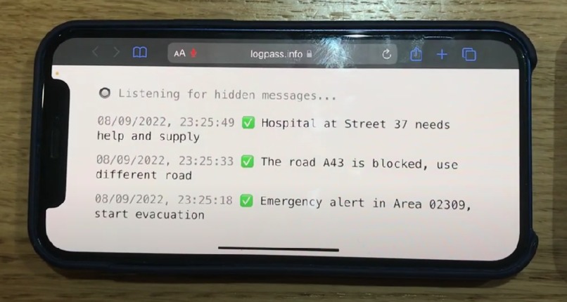 Secure FM Radio communication channel – screenshot 2