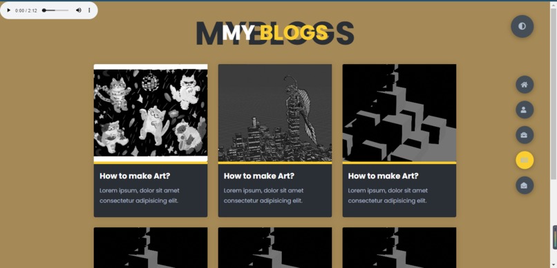 Blue Window Personal Web – screenshot 2