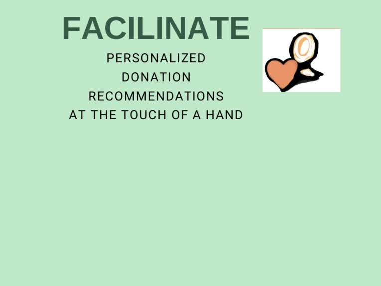 Facilinate: Donation, enhanced. – screenshot 4