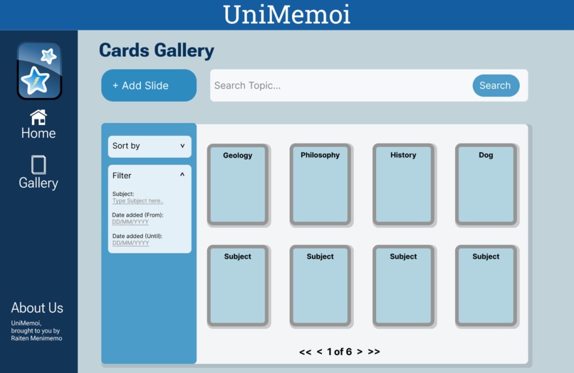 UniMemoi – screenshot 1