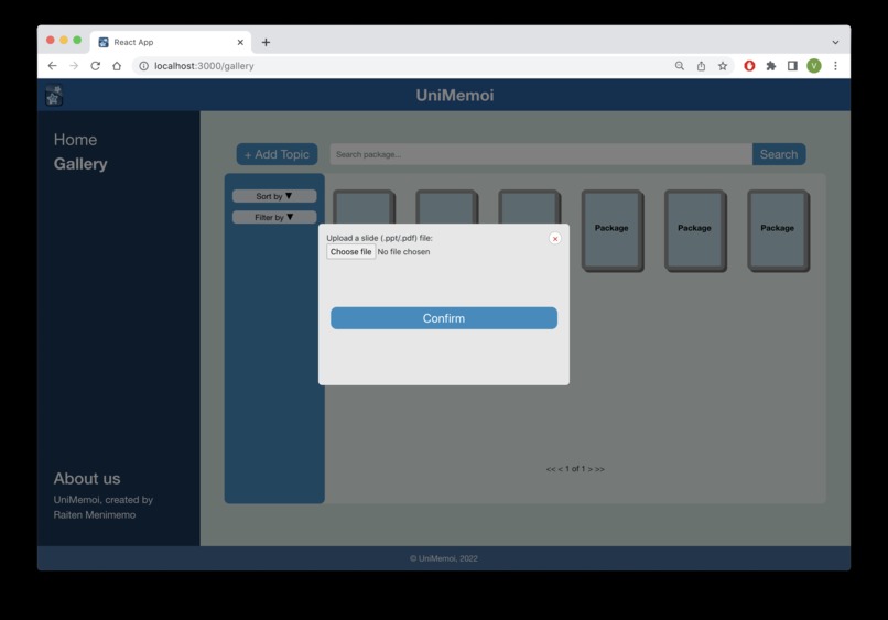 UniMemoi – screenshot 4