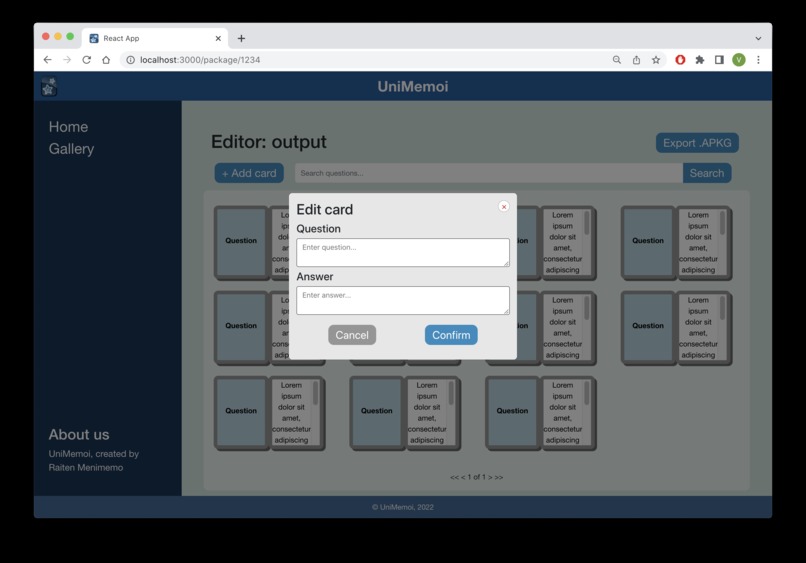UniMemoi – screenshot 8