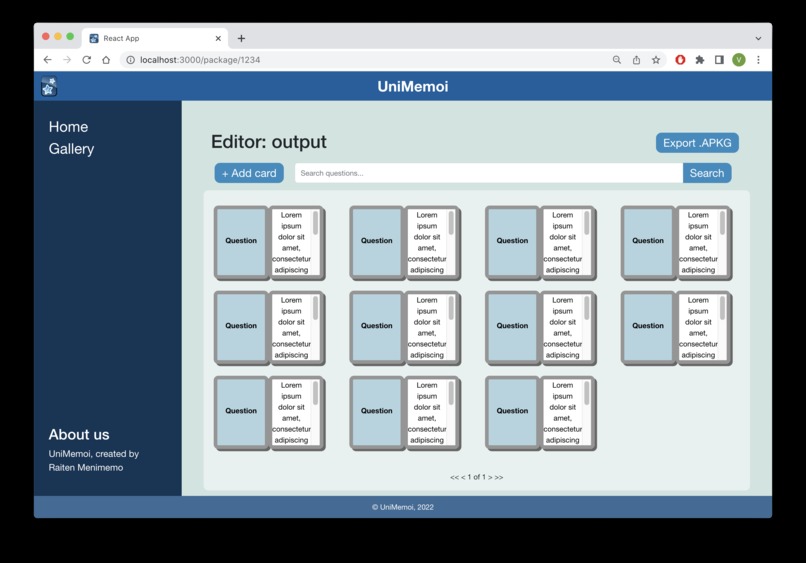 UniMemoi – screenshot 7