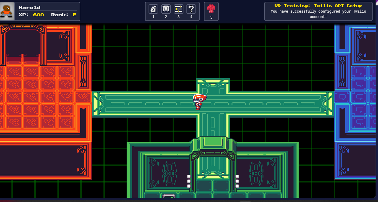 Screenshot for TwilioQuest Challenge Devpost