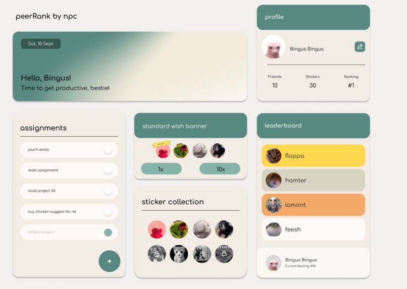 peerRank – screenshot 1