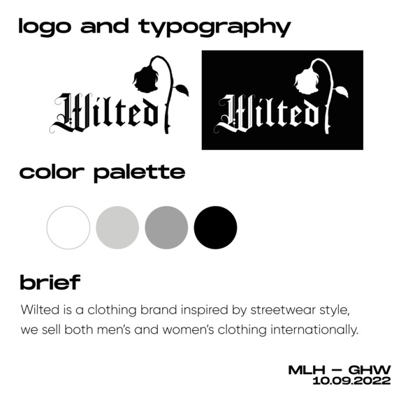 wilted - Branding Concept – screenshot 1