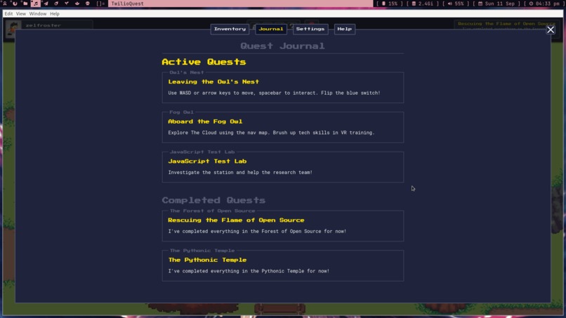 Twilioquest – screenshot 1
